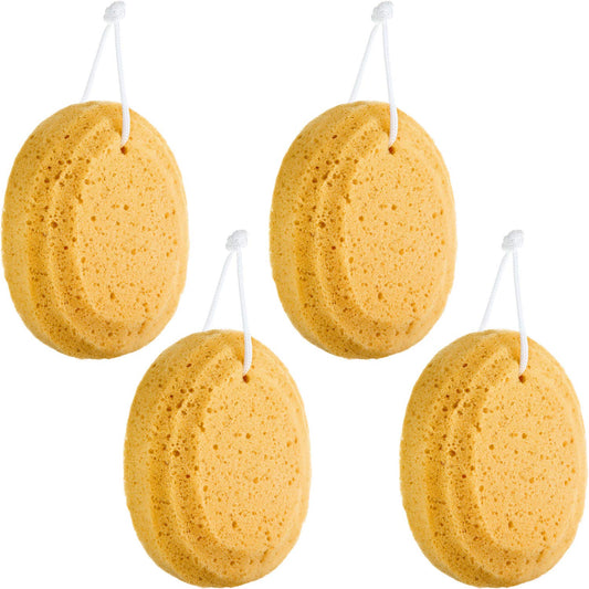 4 Pieces Soft Bath Body Sponge Exfoliating for Bathroom Supply