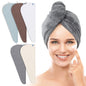 TENSTARS Microfiber Hair Towel Wrap for Women All Hair Types, 320GSM Thick