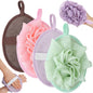 4 PCS Exfoliating Bath Sponges Soft Loofah Shower Scrubber