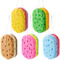 Boao 5 Pieces Soft Bath Sponge Shower Natural Gentle, Attractive Color