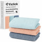 Yiclick Exfoliating Washcloth Towel, Japanese Exfoliating Wash Cloth, Korean Body Scrubber Exfoliator, Back Scrubber Washer for Shower Bath, Body Scrub African Net Sponge Loofah Luffa (Colors)