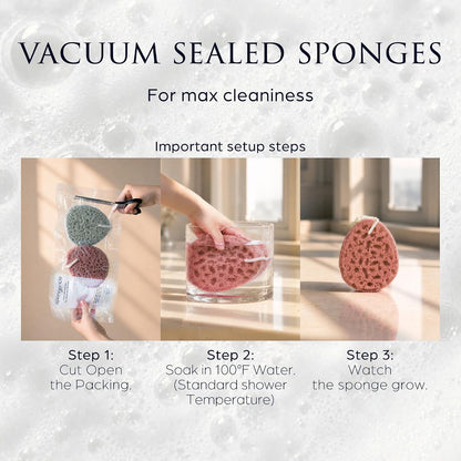 Spongentle Loofah Sponge for Shower and Bathing, Bath Sponge with Dual Texture, Shower Pouf for Gentle and Deep Exfoliation, Large Size Body Scrubber for Men & Women, PU Foam, 37% More Lather, 2 Pack