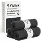 Yiclick Exfoliating Washcloth Towel, Japanese Exfoliating Wash Cloth, Korean Body Scrubber Exfoliator, Back Scrubber Washer for Shower Bath, Body Scrub African Net Sponge Loofah Luffa (Colors)