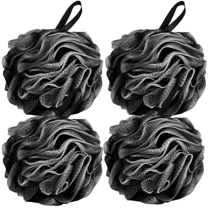 Chuya Bath Loofah Sponges 70 Grams Large Size,4 Pack Shower Sponge