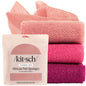 Kitsch African Net Sponge – Exfoliating Body Scrubber – Rosewood, 3 Pcs