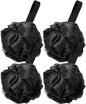 4 Pack Muticolor 60g Bath Loofah Sponge Mesh Ball for Soothe Skin