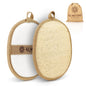 Almooni Natural Loofah Exfoliating Body Scrubber, Shower Sponge 2 Count
