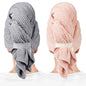 ROLSHOL 2-Pack Large Microfiber Hair Towel Wraps for Women, 27 × 39 in