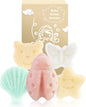 Konjac Baby Sponges, 5Pcs Natural Cute Shapes for Infants