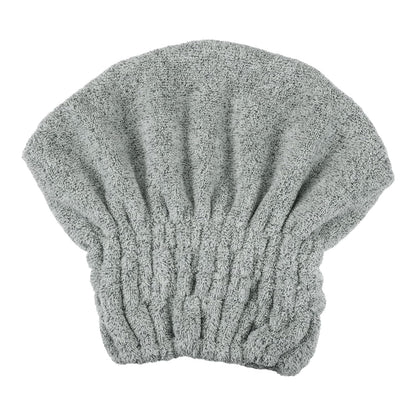 VOCOSTE Charcoal Fiber Hair Drying Towel Dry Cap, Lightweight Strong Absorbent, for After Bath Drying Hair, Gray