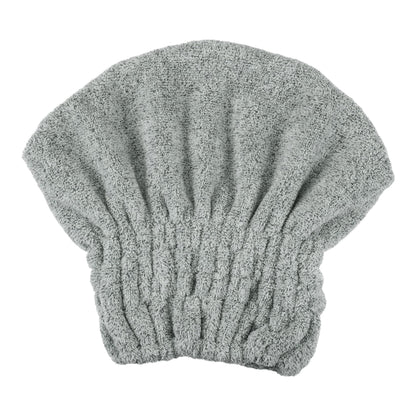 VOCOSTE Charcoal Fiber Hair Drying Towel Dry Cap, Lightweight Strong Absorbent, for After Bath Drying Hair, Gray